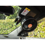 Mini ventola auto 12W 6 pollici clip rotazione 360° DC24V