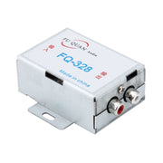 FQ-328 Filtro antirumore audio per amplificatore RCA per auto da 3,5 mm, FQ-328