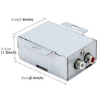 FQ-328 Filtro antirumore audio per amplificatore RCA per auto da 3,5 mm, FQ-328