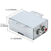 FQ-328 Filtro antirumore audio per amplificatore RCA per auto da 3,5 mm, FQ-328