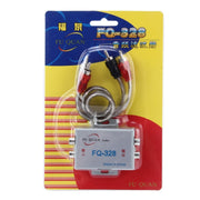 FQ-328 Filtro antirumore audio per amplificatore RCA per auto da 3,5 mm, FQ-328