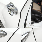5,6 m Striscia decorativa per auto Striscia decorativa in gomma cromata Guarnizione per porta Guarnizione per finestra, 5.6m Black, 5.6m Red, 5.6m Transparent