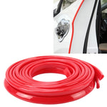 5,6 m Striscia decorativa per auto Striscia decorativa in gomma cromata Guarnizione per porta Guarnizione per finestra, 5.6m Black, 5.6m Red, 5.6m Transparent