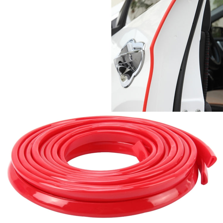 5,6 m Striscia decorativa per auto Striscia decorativa in gomma cromata Guarnizione per porta Guarnizione per finestra, 5.6m Black, 5.6m Red, 5.6m Transparent