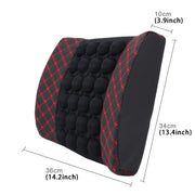 Cuscino lombare ergonomico per sedia e auto 36x34x10 cm