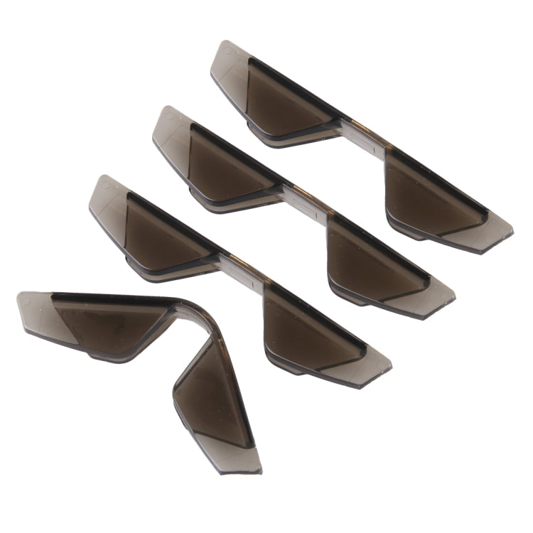 Protezione in gomma per porte auto 4 pezzi trasparente