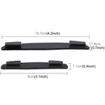 3R 3R-2103 4 pezzi adesivi in gomma per protezioni bordi portiera laterale auto, 3R-2103 Side Door Edge Guards