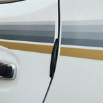 3R 3R-2103 4 pezzi adesivi in gomma per protezioni bordi portiera laterale auto, 3R-2103 Side Door Edge Guards