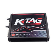 KTAG V7.020 Red PCB Board Strumento di programmazione ECU Token illimitato, spina americana, US Plug