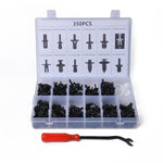 Set di clip di fissaggio per rivetti universali per auto da 350 pezzi, 350 PCS