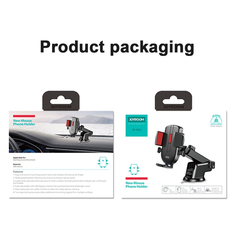 Supporto auto per smartphone 4-6,7 pollici JOYROOM JR-OK3