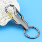 Ciondolo creativo per auto da uomo con portachiavi in metallo da 10 pezzi, consegna colore casuale, Metal Keychain