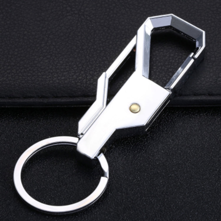 Ciondolo creativo per auto da uomo con portachiavi in metallo da 10 pezzi, consegna colore casuale, Metal Keychain