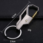 Ciondolo creativo per auto da uomo con portachiavi in metallo da 10 pezzi, consegna colore casuale, Metal Keychain