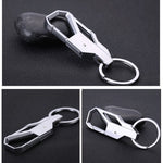 Ciondolo creativo per auto da uomo con portachiavi in metallo da 10 pezzi, consegna colore casuale, Metal Keychain
