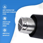 DINGGUAGUA Strumento per pistola ad aria calda a temperatura regolabile industriale resistente da 1800 W, 50  to 650 Degrees US Plug