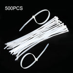 Fascette in nylon 5 mm x 250 mm nere e bianche 500 pezzi