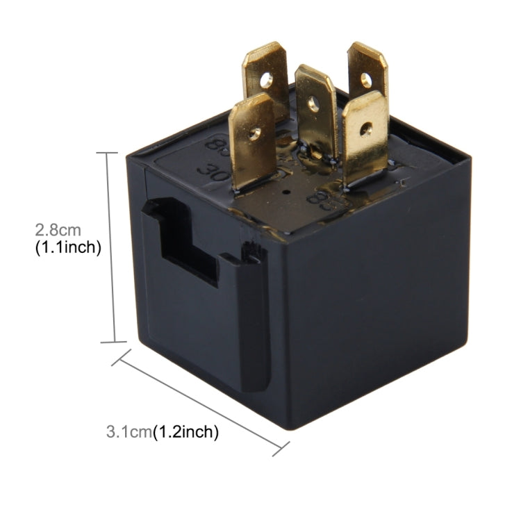 10 pezzi JD-1914 40 AMP 12V Relè per auto impermeabile a cinque spine, 40A