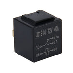 10 pezzi JD-1914 40 AMP 12V Relè per auto impermeabile a cinque spine, 40A