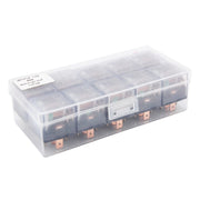 Relè impermeabile auto 12V 80A a cinque spine con spia