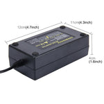 Inverter di potenza per veicoli da 60 W 110 V-240 V CA/CC a 12 V CC con presa accendisigari per auto Convertitore adattatore Alimentazione amplificatore per veicoli (Uscita: CC 12 V 5 A), 60W