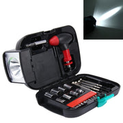 Set attrezzi portatile 24 pezzi con torcia elettrica