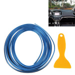Rivestimento flessibile da 5 m per interni di automobili fai-da-te Interni modanatura esterna Striscia di linea decorativa con raschietto per pellicola