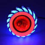 Faro LED moto 30W DC 12-85V con Devil Eye Whirlwind