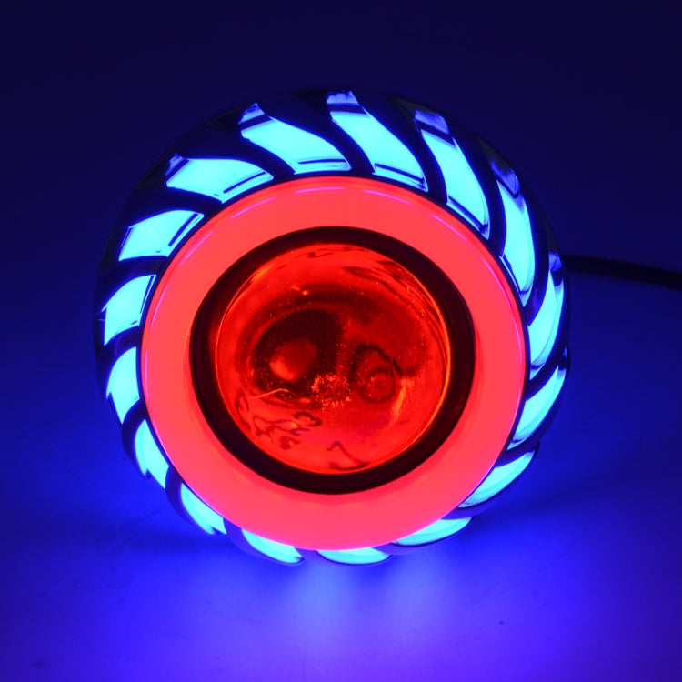 Faro LED moto 30W DC 12-85V con Devil Eye Whirlwind