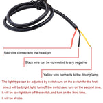 Faro LED moto 30W DC 12-85V con Devil Eye Whirlwind