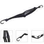 Corda elastica per casco moto con 2 ganci 60 cm