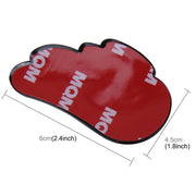Adesivo protezione porta auto in PVC a forma di ala d'angelo 4 pe