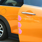 Adesivo protezione porta auto in PVC a forma di ala d'angelo 4 pe