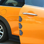 Adesivo protezione porta auto in PVC a forma di ala d'angelo 4 pe