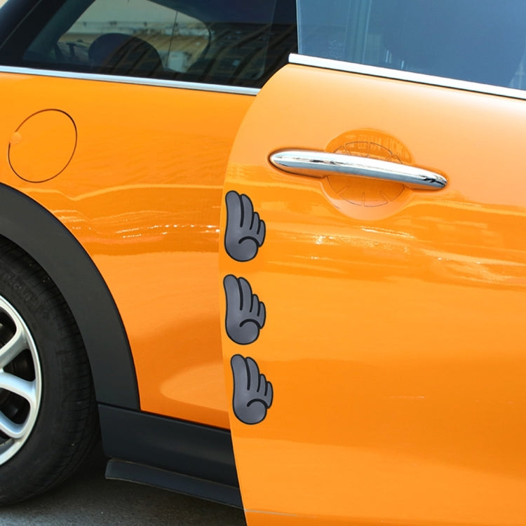 Adesivo protezione porta auto in PVC a forma di ala d'angelo 4 pe
