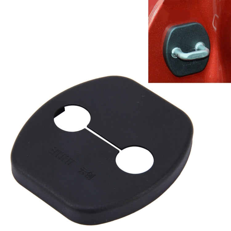 4 pezzi di copertura protettiva antiruggine decorata con fibbia per serratura portiera auto per NISSAN e Venucia, For NISSAN