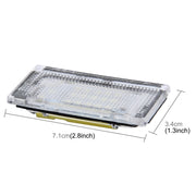 Luce targa da 2 pezzi con 18 lampade SMD-3528 per BMW Mini COOPER R50/R52/R53, For BMW Mini COOPER