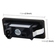 2 luci targa con 24 lampade SMD-3528 per BMW E81/E82/E90/E91/E92/E93/E60/E61/E39 (luce bianca), For BMW