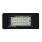 2 luci targa con 24 lampade SMD-3528 per BMW E81/E82/E90/E91/E92/E93/E60/E61/E39 (luce bianca), For BMW