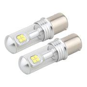 2 PZ 1156/BA15S 40W 800 LM 6000K Luce di svolta per auto Luce di stop con 8 lampade CREE, DC 12V, 1156