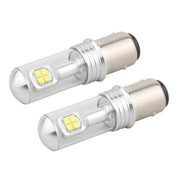 2 PZ 1157/BAY15D 40W 800 LM 6000K Luce di svolta per auto Luce di stop con 8 lampade CREE, DC 12V, 1157