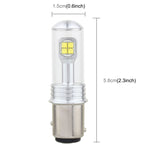2 Pz Lampadine Auto 1157 BAY15D 40W 6000K 12V