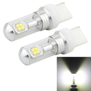 2 PZ 7440 40W 800 LM 6000K Luce di svolta per auto Luce di stop con 8 lampade CREE, DC 12V, 7440