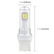 2 PZ 7440 40W 800 LM 6000K Luce di svolta per auto Luce di stop con 8 lampade CREE, DC 12V, 7440