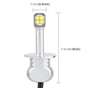 2 PCS H1 40W 800 LM 6000K 8 LED CREE Fendinebbia per auto, DC 12V, H1
