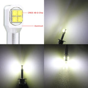 2 PCS H1 40W 800 LM 6000K 8 LED CREE Fendinebbia per auto, DC 12V, H1