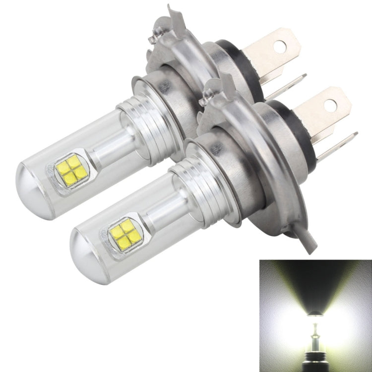 2 PCS H4 40W 800 LM 6000K 8 LED CREE Fendinebbia per auto, DC 12V, H4