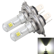 2 PCS H4 40W 800 LM 6000K 8 LED CREE Fendinebbia per auto, DC 12V, H4