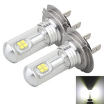Set 2 fendinebbia LED H7 40W 800LM 6000K 12V