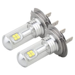 Set 2 fendinebbia LED H7 40W 800LM 6000K 12V